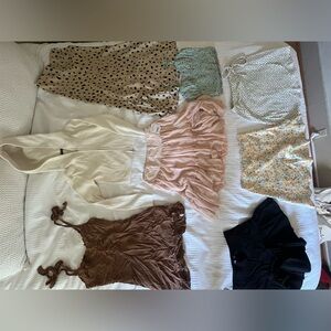 Summer clothes lot Brandy Melville, Zara, Princess Polly, free people size small